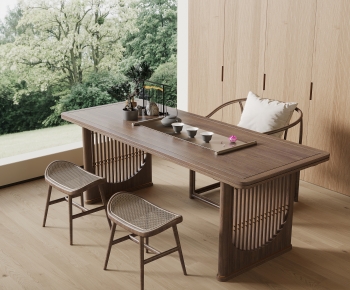 New Chinese Style Tea Tables And Chairs-ID:497406965