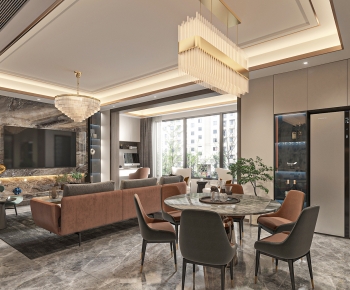 Modern Dining Room-ID:665970098