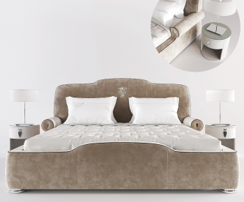 Modern Double Bed-ID:946067091