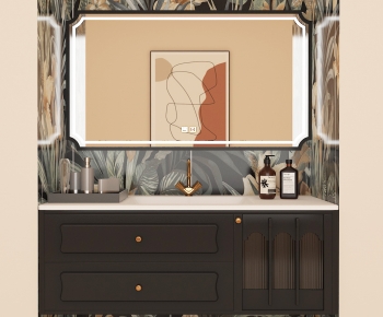 French Style Bathroom Cabinet-ID:795342924