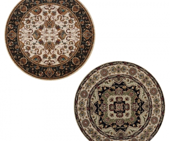 European Style Circular Carpet-ID:729846001