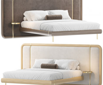 Modern Double Bed-ID:623696096