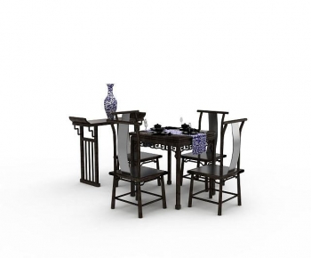 New Chinese Style Dining Table And Chairs-ID:335639002