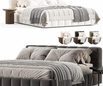 Modern Double Bed-ID:817770961