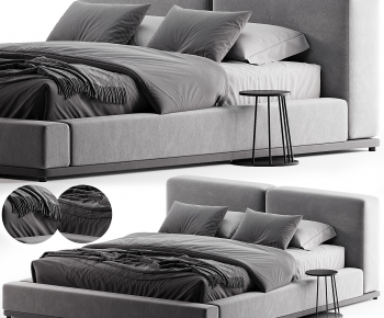 Modern Double Bed-ID:269372944