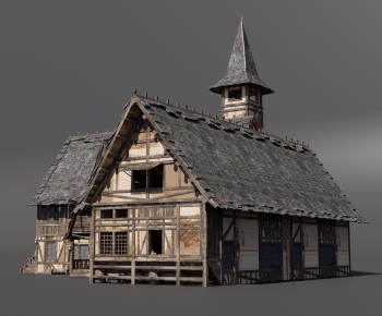 European Style Residential Building-ID:449098117