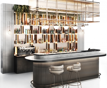 Modern Counter Bar-ID:382252935