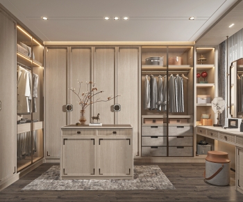 New Chinese Style Clothes Storage Area-ID:382683991