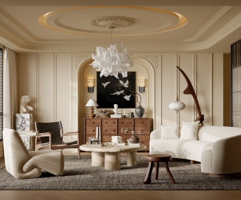 French Style A Living Room-ID:260377884