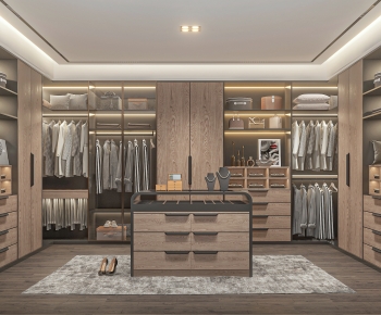 Modern Clothes Storage Area-ID:152929079