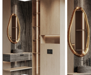Modern Bathroom Cabinet-ID:766349081