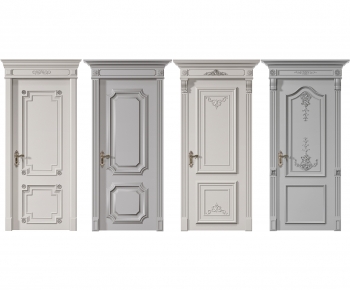 French Style Single Door-ID:124322895
