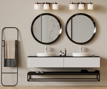 Modern Bathroom Cabinet-ID:342686896