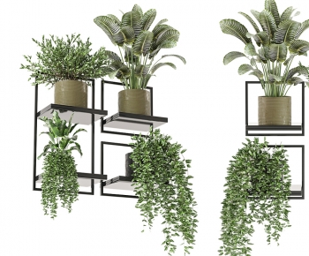 Modern Potted Green Plant-ID:789827119