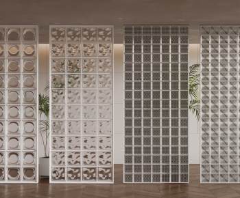 Modern Glass Screen Partition-ID:438102968