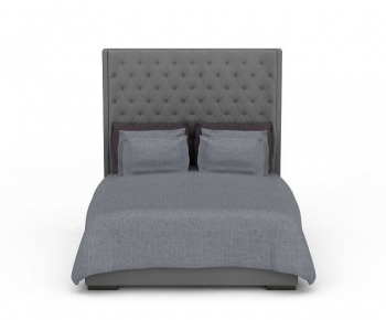 Modern Double Bed-ID:408621075