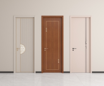 New Chinese Style Single Door-ID:241199972