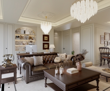 French Style A Living Room-ID:271068109