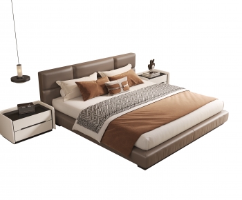 Modern Double Bed-ID:332091098