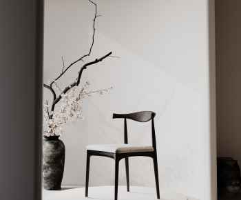 New Chinese Style Dining Chair-ID:874027015