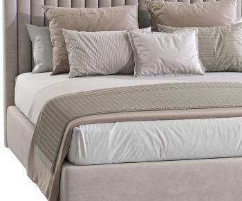 Modern Double Bed-ID:598073013