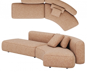 Modern Curved Sofa-ID:101370876