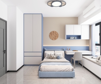 Modern Boy's Room And Son's Room-ID:258987901