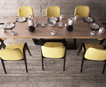 Modern Dining Table And Chairs-ID:799885995
