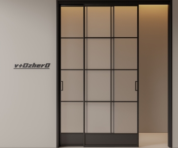 French Style Sliding Door-ID:548512941