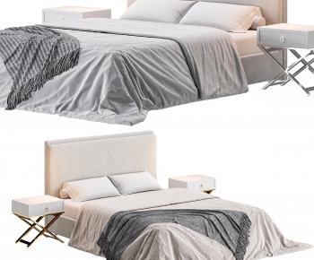 Modern Double Bed-ID:303421977