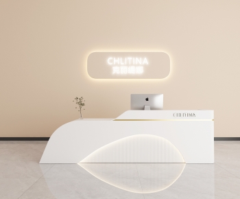 Modern Reception Desk-ID:688159948