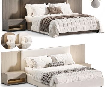 Modern Double Bed-ID:943464991