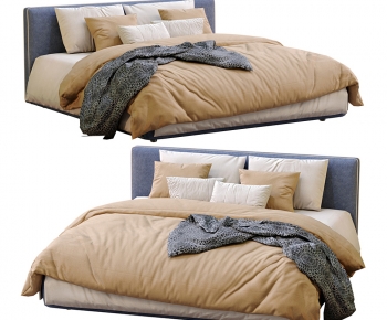 Modern Double Bed-ID:667586093