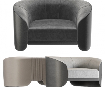 Modern Single Sofa-ID:432528979