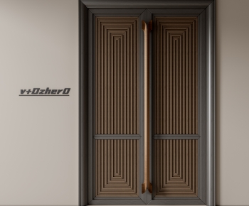 New Chinese Style Double Door-ID:374351983