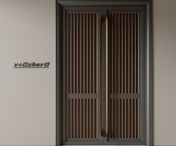 New Chinese Style Double Door-ID:854799737