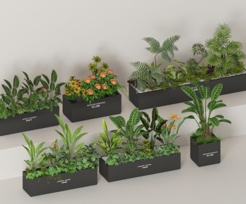 现代外摆花箱绿植箱组合-ID:535778053