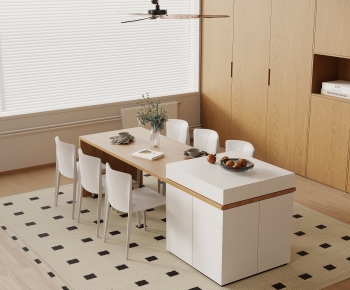 Modern Dining Table And Chairs-ID:347556114