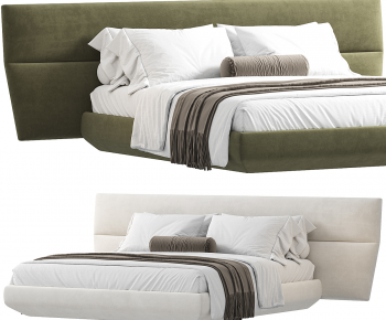 Modern Double Bed-ID:490972049