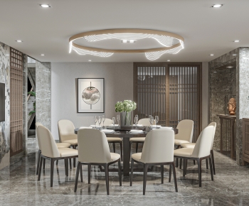 New Chinese Style Dining Room-ID:399239063