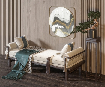 New Chinese Style Bench-ID:557518016