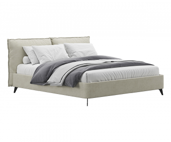 Modern Double Bed-ID:657029233