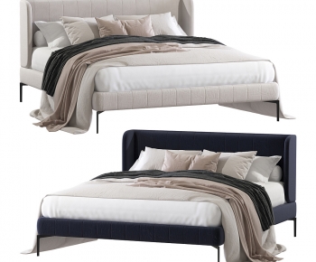 Modern Double Bed-ID:658812058