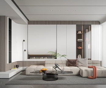 Modern A Living Room-ID:993722922