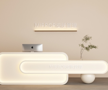 Modern Reception Desk-ID:650711063