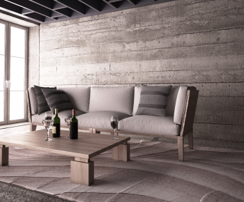 Modern Three-seat Sofa-ID:275441888