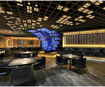 Industrial Style Restaurant-ID:413455017