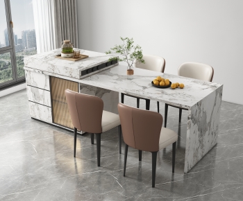 Modern Dining Table And Chairs-ID:317759043