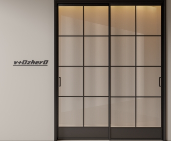 French Style Sliding Door-ID:678395996
