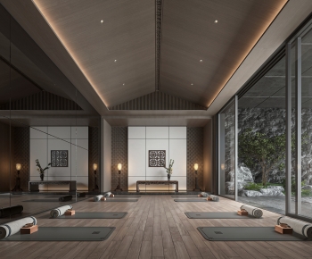 New Chinese Style Yoga Room-ID:417501931